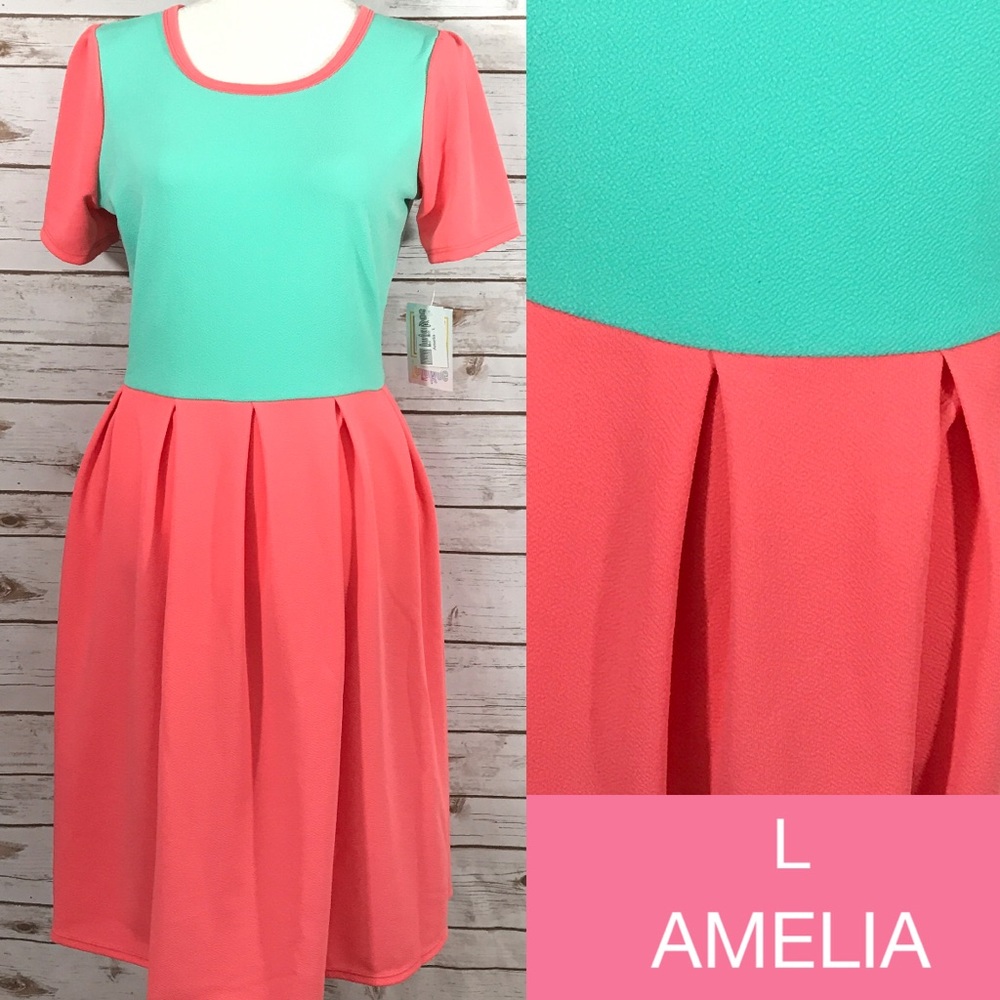 LuLaRoe Amelia Large Dress
